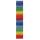 Wachs-Regenbogenflachstreifen, 22 cm, 3 mm