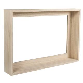 Holz-Rahmen mit Acrylglas, 30 x 21 x 5 cm
