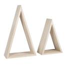 Holz-Rahmen, Dreieck 18cm / 25cm