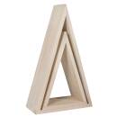 Holz-Rahmen, Dreieck 18cm / 25cm