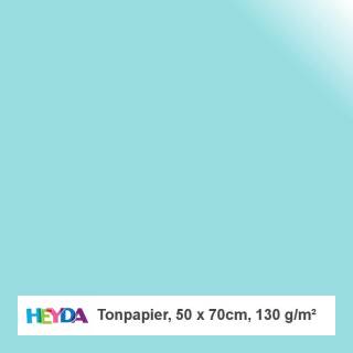 Tonpapier, 50x70cm, 130g, hellblau, 10 Bogen