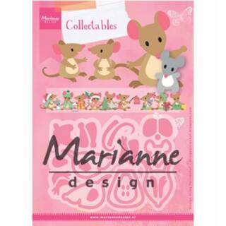 Marianne Design Elines mice family, Maus-Familie