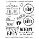 Clear Stamps, Hello Baby, 17 - teilig