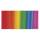 Wachsfolie-Regenbogen, 20x10cm