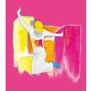 Neon Stoffmalfarben-Set Girlie, 4 x 50ml
