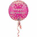 Folienballon "Happy Birthday" Punkte Standard...
