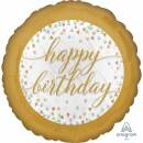 Folienballon "Happy Birthday" Pastel Confetti...