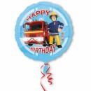 Folienballon Feuerwehrmann Sam "Happy Birthday"...
