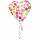 Folienballon Herz "Ich hab dich lieb" Standard, 43 cm