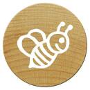 Mini Woodies Stempel, Biene, ø 15 mm