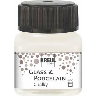 Glasmalfarbe-Porzellanfarbe, Chalky White Cotton 20 ml