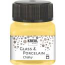 Glasmalfarbe-Porzellanfarbe, Chalky Yellow Safran 20 ml