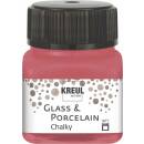 Glasmalfarbe-Porzellanfarbe, Chalky Cozy Red 20 ml