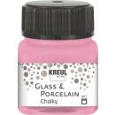 Glasmalfarbe-Porzellanfarbe, Chalky Candy Rose 20 ml