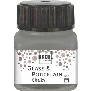 Glasmalfarbe-Porzellanfarbe, Chalky Smoky Stone 20 ml