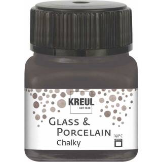 Glasmalfarbe-Porzellanfarbe, Chalky Volcanic Gray 20 ml