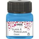 Glasmalfarbe-Porzellanfarbe, Classic Hellblau 20 ml