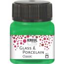 Glasmalfarbe-Porzellanfarbe, Classic Grün 20 ml
