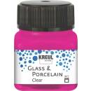Glasmalfarbe-Porzellanfarbe, Clear Pink 20 ml