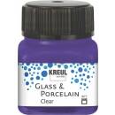 Glasmalfarbe-Porzellanfarbe, Clear Violett 20 ml