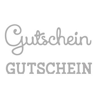 Stanzschablonen-Set Gutschein