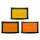 VersaColor Stempelkissen-Set, gelb/orange