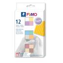 Fimo soft Materialpackung 12er Pastel Colours, Pastellfarben