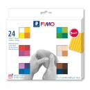 Fimo soft Materialpackung 24er Basic Colours, Grundfarben