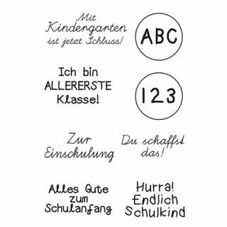 Clear Stamps, Einschulung 1, 8 - teilig