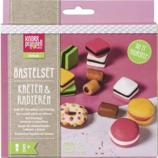 Bastel-Set "Tasty Candies" Kneten & Radieren