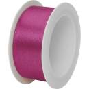 Doppel-Satinband, pink, 25 mm x 3 m
