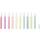 Night-Pen-Set "Glitter" nachtleuchtende Glitterfarbe in Pastelltönen