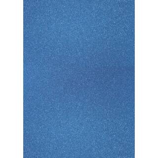 Glitterkarton pfauenblau, A4, 200g