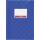 Hefthülle A4 enzianblau Folie, mit Schild