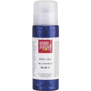 Glitter Glue 50ml dunkelblau