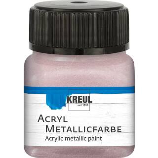 Acryl-Metallicfarbe Roségold, 20 ml