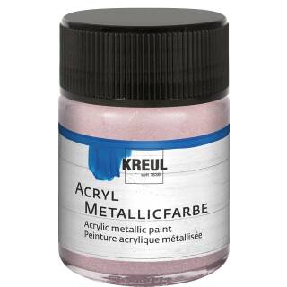 Acryl-Metallicfarbe Roségold, 50 ml
