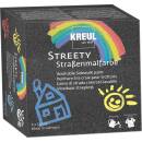Straßenmalfarbe Starter Set, 4x120 ml, KREUL Streety