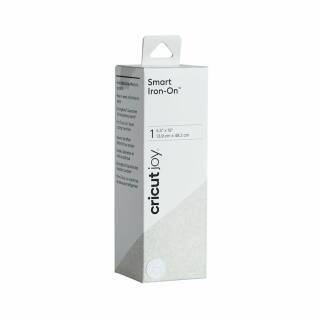 Cricut Joy Smart Iron-On Glitter, Flexfolie, White, Weiß