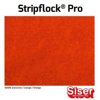 Flockfolie Orange, Siser Stripflock Pro, 21 cm x 30 cm