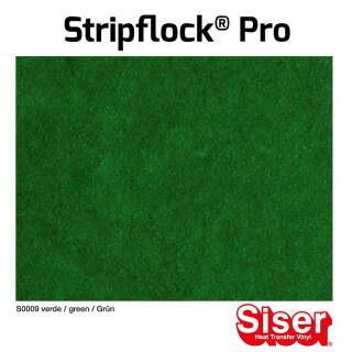 Flockfolie Grün, Siser Stripflock Pro, 21 cm x 30 cm