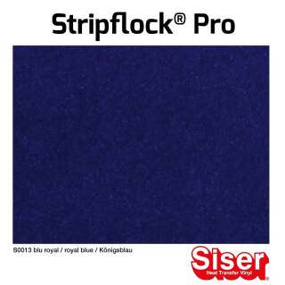 Flockfolie Königsblau, Siser Stripflock Pro, 21 cm x 30 cm