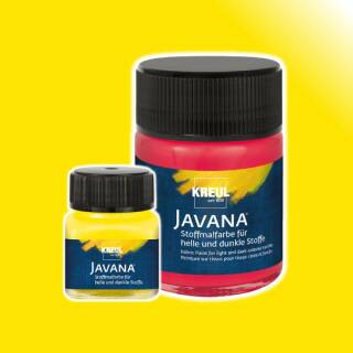 Stoffmalfarbe "Gelb", 20 ml, Javana, für helle und dunkle Stoffe