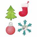 Sizzix Bigz, Christmas Tree, Ornament, Snowflake &...