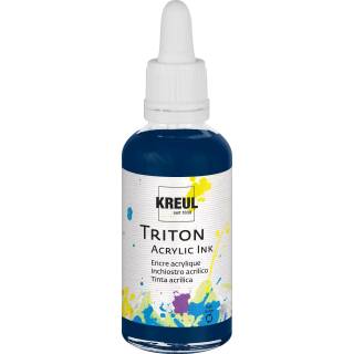Triton Acrylic Ink Dunkelblau 50 ml