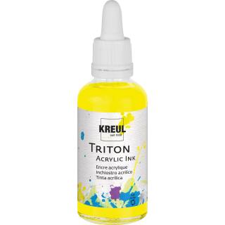 Triton Acrylic Ink Fluoreszierend Gelb 50 ml