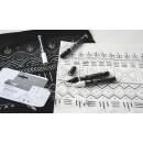 Textil Marker Opak 4er Set Black & White