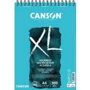 Canson XL Aquarell-Spiralblock, DIN A4, 30 Blatt, 300...