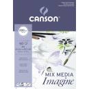 Canson Imagine Mix Media-Block, DIN A4, 50 Blatt, 200...