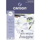 Canson Imagine Mix Media-Block, DIN A5, 50 Blatt, 200...